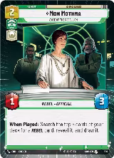 Mon Mothma - Voice of the Rebellion (Hyperspace) (360) — card price