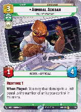 Admiral Ackbar - Brilliant Strategist (Hyperspace) (361) — card price