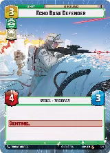 Echo Base Defender (Hyperspace) (362) — card price