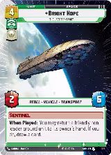 Bright Hope - The Last Transport (Hyperspace) (363) — card price
