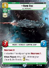 Home One - Alliance Flagship (Hyperspace) (366), Spark of Rebellion — Star Wars card price