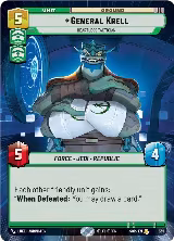 General Krell - Heartless Tactician (Hyperspace) (369) — card price