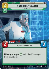 Colonel Yularen - ISB Director (Hyperspace) (373) — card price