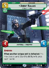 Agent Kallus - Seeking the Rebels (Hyperspace) (379), Spark of Rebellion — Star Wars card price