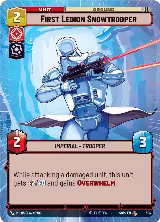 First Legion Snowtrooper (Hyperspace) (394) — card price