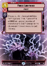 Force Lightning (Hyperspace) (401), Spark of Rebellion — Star Wars card price