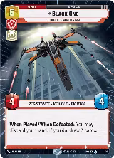 Black One - Scourge of Starkiller Base (Hyperspace) (410), Spark of Rebellion — Star Wars card price