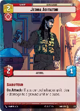 Jedha Agitator (Hyperspace) (421) — card price