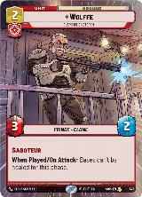 Wolffe - Suspicious Veteran (Hyperspace) (423) — card price