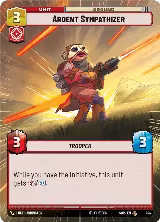 Ardent Sympathizer (Hyperspace) (424) — card price