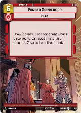 Forced Surrender (Hyperspace) (438) — card price