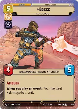 Bossk - Deadly Stalker (Hyperspace) (445), Spark of Rebellion — Star Wars card price