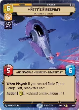 Fett's Firespray - Pursuing the Bounty (Hyperspace) (447), Spark of Rebellion — Star Wars card price