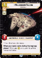Millennium Falcon - Piece of Junk (Hyperspace) (455), Spark of Rebellion — Star Wars card price