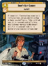 Don't Get Cocky (Hyperspace) (485) — card price