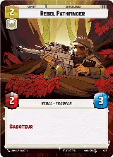 Rebel Pathfinder (Hyperspace) (497), Spark of Rebellion — Star Wars card price