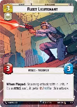Fleet Lieutenant (Hyperspace) (498) — card price