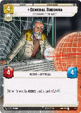 General Dodonna - Massassi Group Commander (Hyperspace) (500), Spark of Rebellion — Star Wars card price