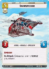 Snowspeeder (Hyperspace) (502) — card price