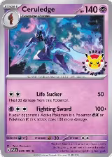 Ceruledge - 040/091 (Pokemon Day 2024) (Cosmos Holo) (040/091), Miscellaneous Cards & Products — Pokémon card price