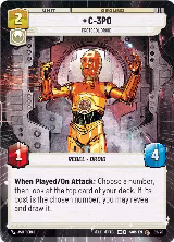 C-3PO - Protocol Droid (Hyperspace) (09/20), Spark of Rebellion: Weekly Play Promos — Star Wars card price
