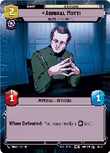 Admiral Motti - Brazen and Scornful (Hyperspace) (07/20) — card price