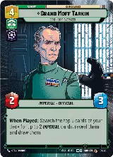 Grand Moff Tarkin - Death Star Overseer (Hyperspace) (06/20) — card price