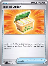 Boxed Order (143/162) — card price