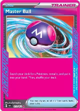 Master Ball (153/162), Temporal Forces — Pokémon card price