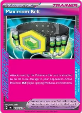 Maximum Belt (154/162), Temporal Forces — Pokémon card price