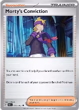 Morty's Conviction - 155/162 (155/162) — card price