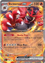 Incineroar ex - 034/162 (034/162), Temporal Forces — Pokémon card price