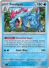 Feraligatr (041/162), Temporal Forces — Pokémon card price