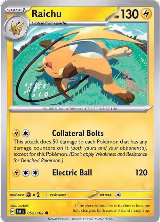 Raichu (052/162) — card price