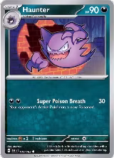 Haunter (103/162), Temporal Forces — Pokémon card price