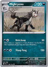 Mightyena (106/162), Temporal Forces — Pokémon card price