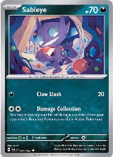 Sableye (107/162), Temporal Forces — Pokémon card price