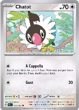 Chatot - 132/162 (132/162), Temporal Forces — Pokémon card price