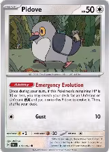Pidove (133/162), Temporal Forces — Pokémon card price