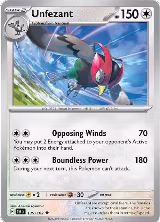 Unfezant (135/162), Temporal Forces — Pokémon card price