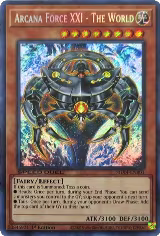 Arcana Force XXI - The World (Secret Rare) (SGX4-ENB01) — card price