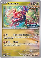 Koraidon - 091 (Prerelease) [Staff] (091) — card price