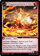 Fragmented Spirit of Fire (001) — card price