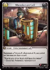 Manufacture Cell (059) — card price