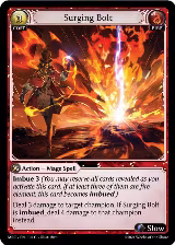 Surging Bolt (100), Mercurial Heart — Grand Archive card price