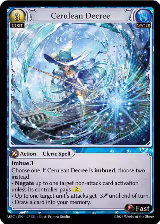 Cerulean Decree (107), Mercurial Heart — Grand Archive card price