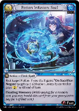 Potion Infusion: Seal (125), Mercurial Heart — Grand Archive card price