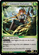 Concealed Marksman (140), Mercurial Heart — Grand Archive card price