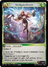 Verdigris Decree (155), Mercurial Heart — Grand Archive card price