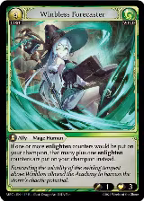 Winbless Forecaster (157), Mercurial Heart — Grand Archive card price